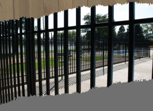 iron safety fence